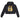 Black Motu-Vita Fashion-Forward Doge Cropped Hoodie